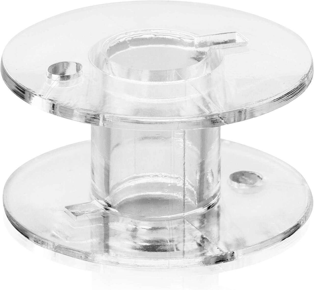 50 Pack Plastic Bobbins for Sewing Machines (Brother & Singer)